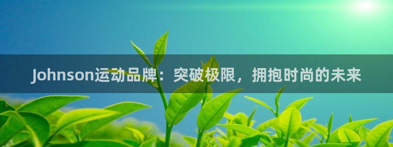 意昂体育4开户：Johnson运动品牌：突破极限，拥