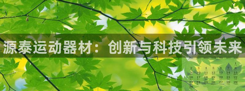 意昂体育4平台注册流程视频：源泰运动器材：创新与科技