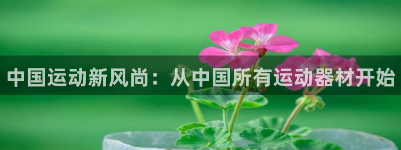 意昂4集团：中国运动新风尚：从中国所有运动器材开始