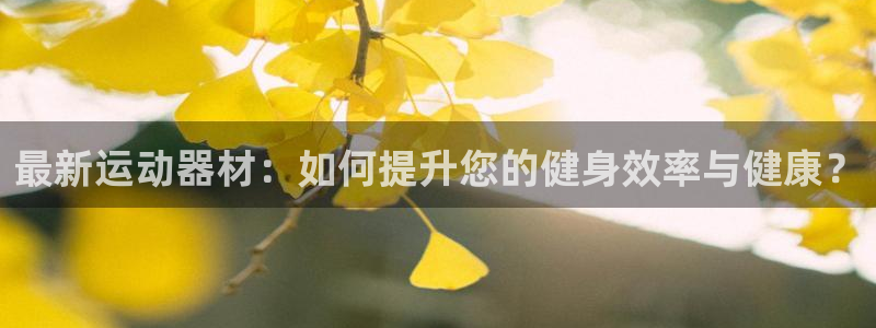 注册意昂4：最新运动器材：如何提升您的健身效率与健康？