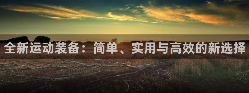 意昂体育4软件：全新运动装备：简单、实用与高效的新选