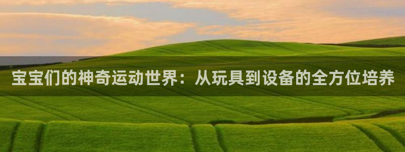 意昂4娱乐首页官网下载：宝宝们的神奇运动世界：从玩具